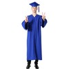 GraduationMall Matte Graduation Gown Cap Tassel Set 2021 for High