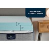 Serta ThermaGel Cooling, Pressure-Relieving Memory Foam Mattress Topper, 3 Inch,