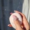 Pearl Ribbon Handmade Nail Tips - Natural / 진주 리본