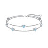 Dorunmo Larimar Anklet for Women 925 Sterling Silver Beach Hotwife