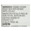 UD_Valley Fresh Organic Chicken In Water - Case Of 12