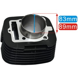 Tupo 83mm Cylinder Piston Ring Gasket Top End Rebuild Kit Compatible with Yamaha YFM 400 4x4 / 4x2 Kodiak 400 YFM400 FW 4x4 Big Bear 400 4GB-11310-00-00 5FU-11310-01-00 1UY-11181-01-00