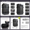 Rhinowalk Motorcycle Tail Bag, Travel Luggage Bags, Waterproof Rear Carrier,