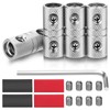 Linkstyle 4PCS 4 Gauge Wire Splice Connectors, 4 Gauge Battery