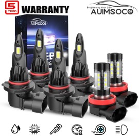 AUIMSOCO For Nissan Quest Mini Passenger Van 4-Door 2004-2009 LED Faros y Luces de Niebla