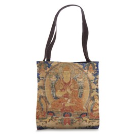 Tsong Kha Pa Tibetan Buddhist Thangka Buddhism Mandala Tote Bag