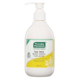 Thursday Plantation Tea Tree Body Wash (10.1 fl oz (300 ml) Australian Tea Tree Oil Aloe Vera Body Soap (Acne Prevention/Sebum Stains) Sensitive Skin