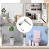 Toilet Flush Handle,Toilet Cistern Lever Flush Handle,Alloy Toilet Cistern Lever