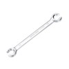 sourcing map Flare Nut Wrench 13mm x 14mm CR-V Nickel