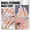 TOMICCA Nail Tips for Gel Nails with Nail Glue Set,
