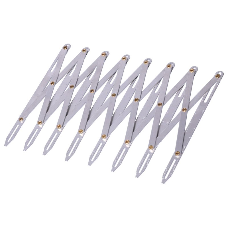 Sewing Gauge Aluminum, Expandable Buttonhole Metal Space Divider Tool Expanding
