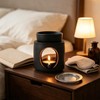 2 in 1 Ceramic Oil Burner with Sieve and Dish