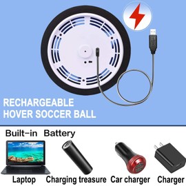 Camlinbo Easter Basket Essential for Kids, Easter Basket Stuffers Rechargeable Hover Soccer Ball with LED Lights & Foam Bumper Indoor Easter Gifts Toys for Boys Girls Birthday Party Favors (Black)