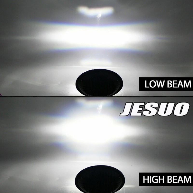 JESUO Fit Ford Mustang 1965~1973 Brightest Pair 7" Round Led