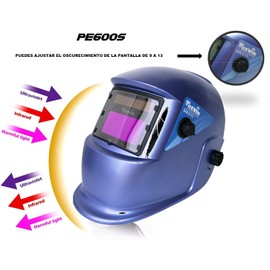cevik ce-pe600s – Pantalla de soldadura Reg.9 – 13 Auto Color Azul