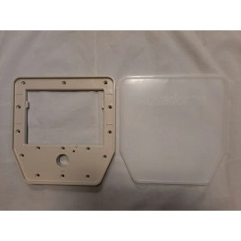 Aquador 1030 Face Plate & cover for Lomart skimmers. Winter or summer closure. - 1030 Beige/Light grey