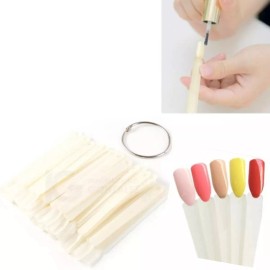 Unic Muestrario De Uñas Con Argolla 50 Pzs - Elige Tu Favorito