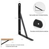 16 Pack L11 x H 8" Black Heavy Duty Shelf