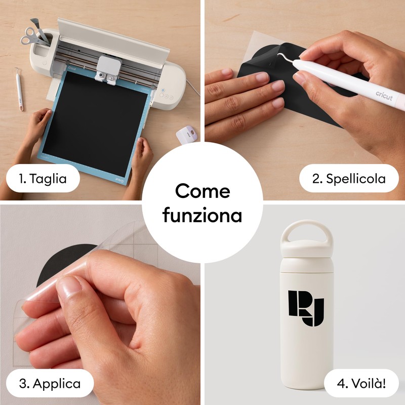 Cricut Economy - Adesivo in vinile lucido, 30,5 cm x
