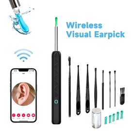 Ear Wax Removal Tool with Camera - Portable Type-C Rechargeable Earpick, Waterproof Endoscope with HD Camera, 360¬∞ Wide Angle, Compatible with iPhone & Android- Perfect for Birthday, Christmas Gifts