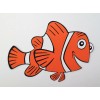Finding Nemo Marlin Clownfish Die Cut Paper Piecing  Scrapbook Embellishment