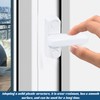 8Pcs Sash Jammer Blocker, Door Jammer Sash Window Locks for