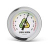 도시 벌레 토양 온도계 - 5인치 스테인리스 스틸 스템 정원