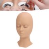 Lash Mannequin Head Soft Silicone Replaced Eyelids Mannequin Head for