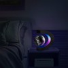 Surplex C-shape Magnetic Floating World Map, Globe with LED Display,