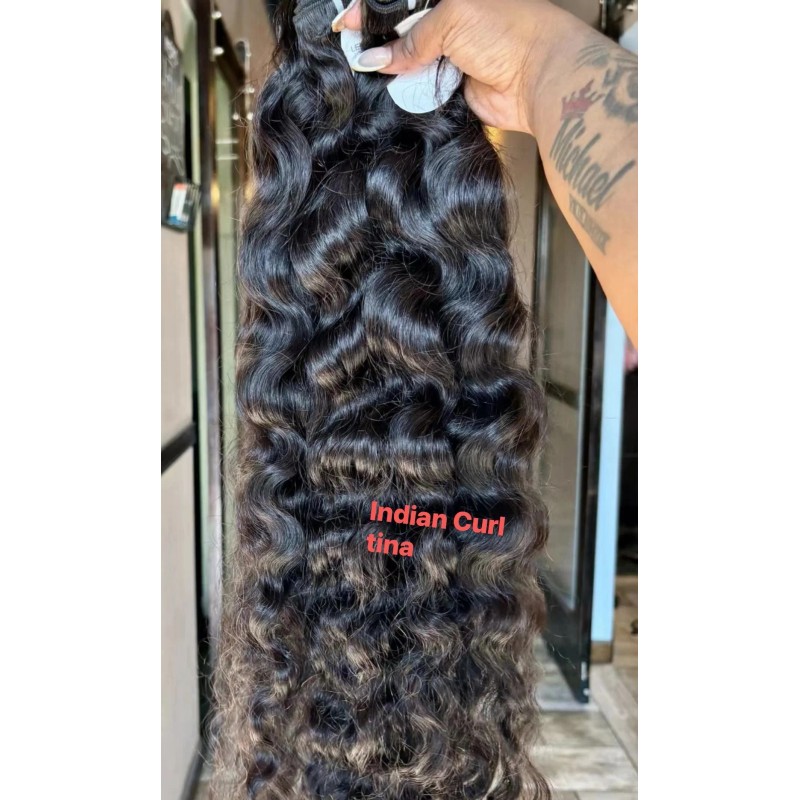 Overnight Ship Vietnamese Burmese Raw Hair Unprocessed Wavy Curly Bundle