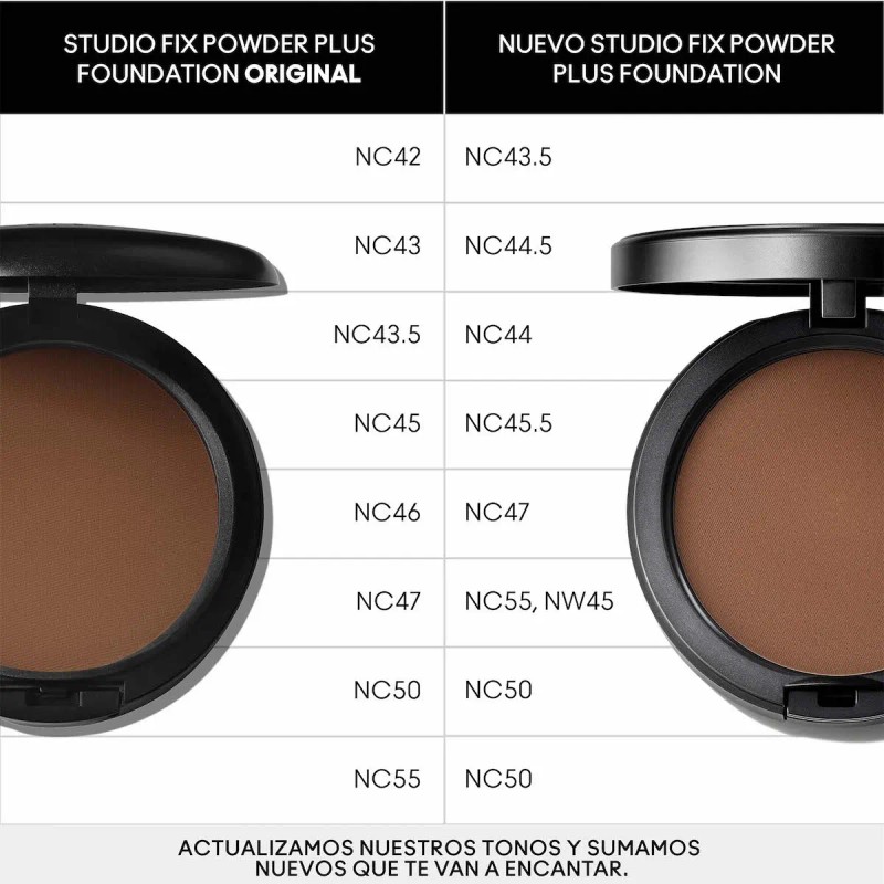Base en Polvo MAC Studio Fix Powder Plus NC44.5 Mate