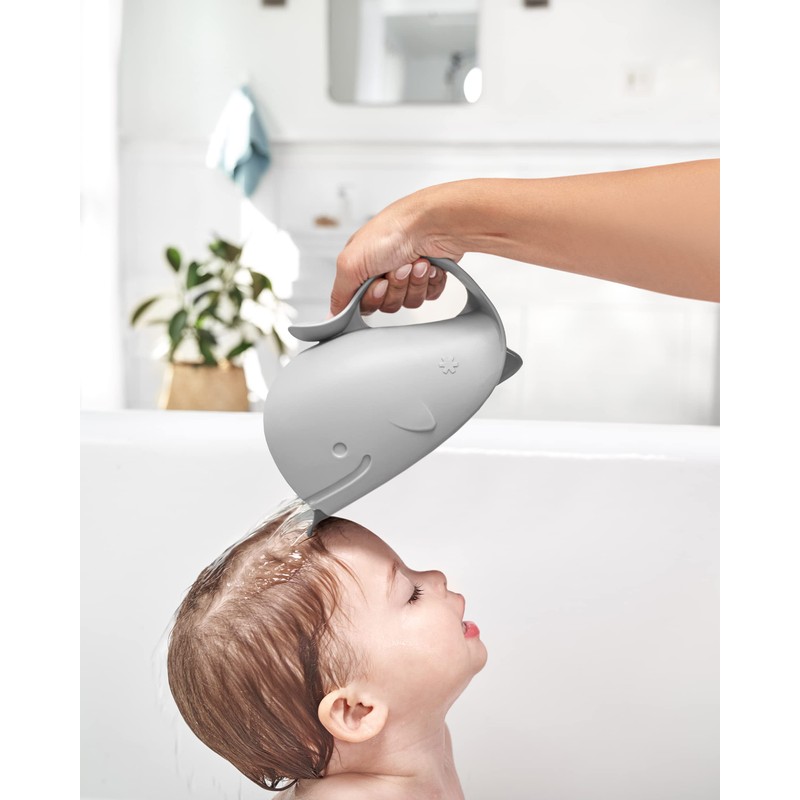 Skip Hop Baby Bath Rinse Cup MOBY Tear-free Waterfall Rinser
