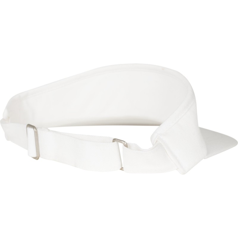 Flexfit Flat Round Visor Cap Kape, White, one Size