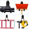WSAMJIN 2 Pieces Garage Steel Wall Hooks Heavy Duty Wall