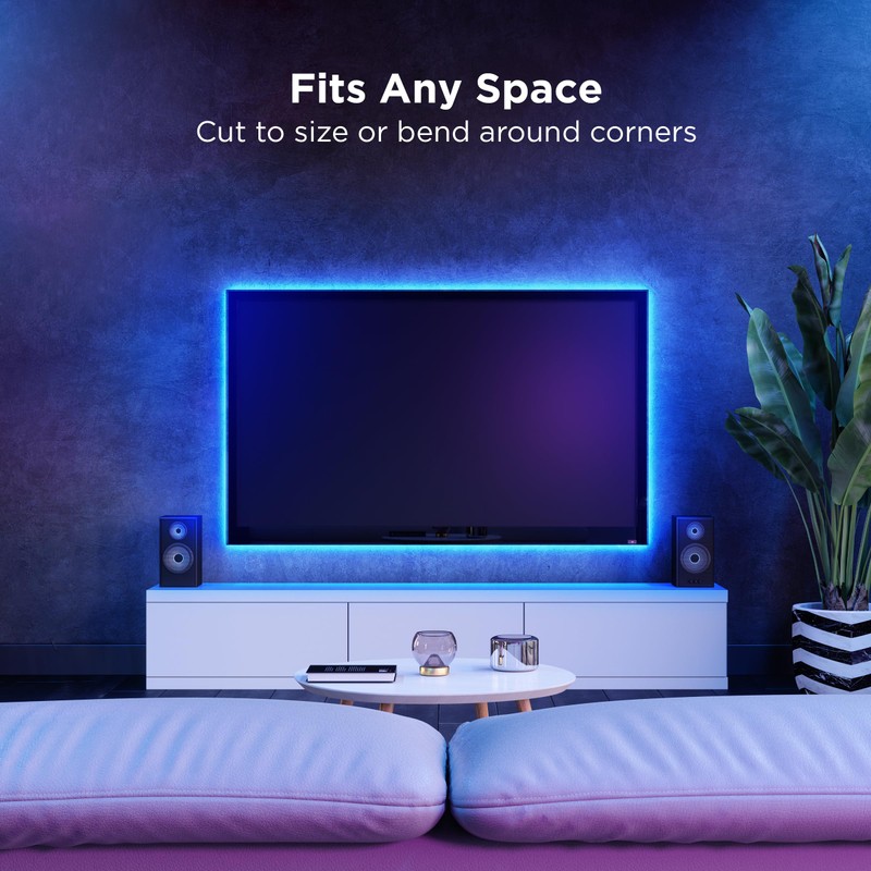 Feit Electric 32ft Color Changing LED Ultrathin Strip Light, Flexible,