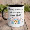 1950 75th Birthday Gifts for Women Men 75th Coffee Mugs