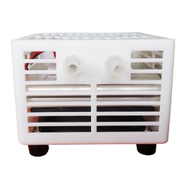Santacary Semiconductor TEC Aquarium Chiller, Small Water Chiller for 2.5 Gal/9.5L Water, Hydroponic Cooler, Fish Tank Cooling System with Pump/Hose for Axolotl Jellyfish Coral Reef Shrimp