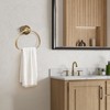 WNABATH Brass Toilet Paper Holder Towel Hook Bar Set, Antique