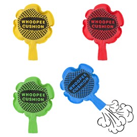 Henyall 4 Pcs Whoopee Cushion-Colour Sent at Random,Fart Cushion,Makes Fart Noise Trick Joke Toys,Party、Office Prank Kit, Party Bag Fillers for Kids & Adults