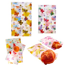 2 Pack Reusable Beeswax Food Bags Beeswax Packaging Bags Bread Bags Snack Bags Vegetable Storage Bags Sustainable Biodegradable Food Storage