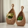 Teardrop Hanging Baskets , Onion Basket Coat Bohemian Storage Fruit