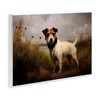 Stupell Industries Jack Russell Terrier Landscape Wall Plaque Art Design