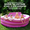 Toysical Round Lounge Inflatable Pool with Seats and Backrest for