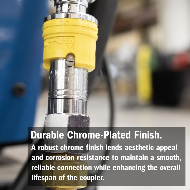 Koike Welding Inert Couplers, Regulator to Hose, Safe Welding Disconnect,