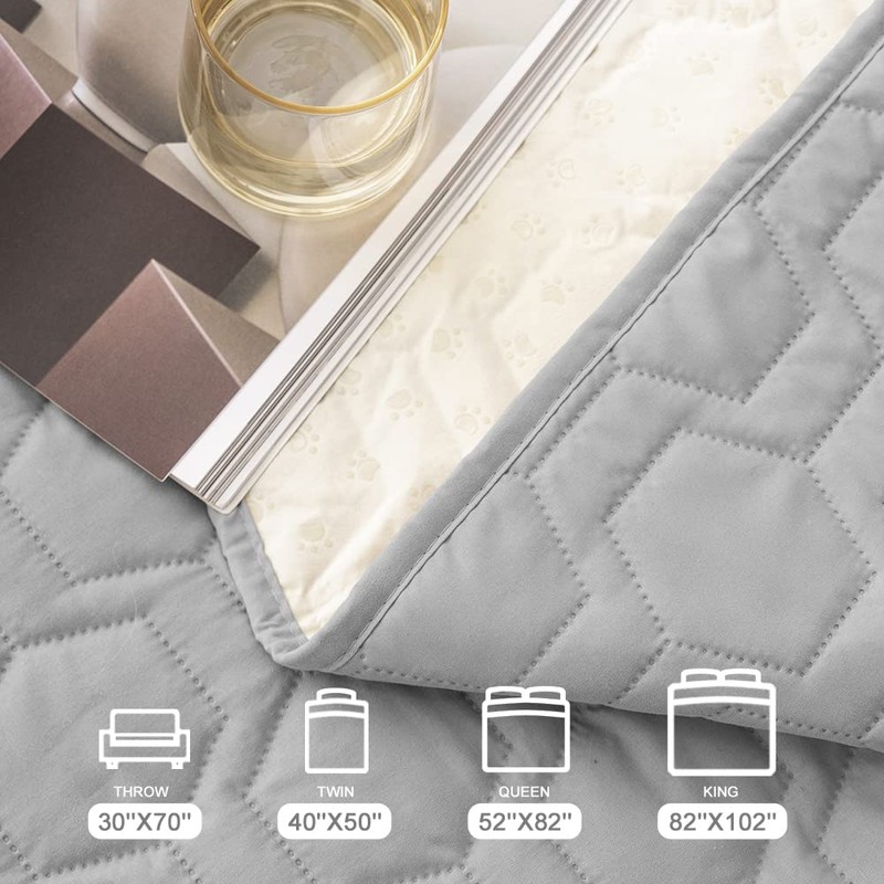 Tcksstex Waterproof and Anti-Slip Dog Bed Cover and Pet Blanket