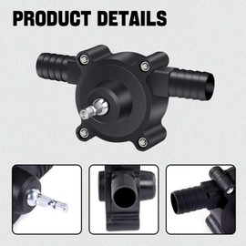 SUPAOSPG Hand Pump Water Drill Water Pump - Electric Drill Pump for Water Gasoline Oil Diesels Fluid Water Transfer Pump Mini Hand electric drill pump Pumping drill pump oil drill pump for water