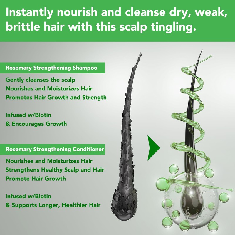 Rosemary Shampoo and Conditioner Set