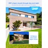 SANNCE PT Camera 2K, Wireless Security Cam 3MP, 350° Horizontal