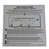 Screw Chek'r Metric Screw Thread Size Gauge No. 2 (8MM