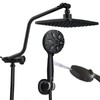 WRISIN 10 Inch Rain Shower Head with Handheld Spray, 7-Function